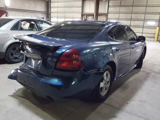 2G2WP552561142939 - 2006 PONTIAC GRAND PRIX BLUE photo 4