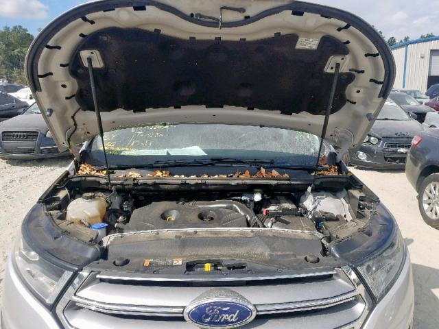 2FMPK4K90HBB12055 - 2017 FORD EDGE TITAN SILVER photo 7