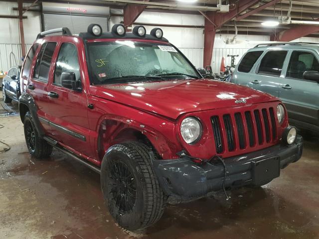 1J4GL38K86W192989 - 2006 JEEP LIBERTY RE RED photo 1