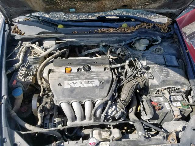 1HGCM56445A166906 - 2005 HONDA ACCORD LX BLACK photo 7