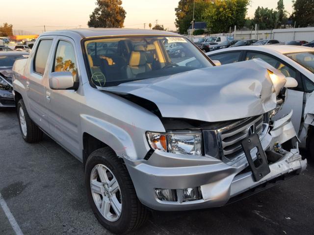 5FPYK1F59DB006190 - 2013 HONDA RIDGELINE SILVER photo 1