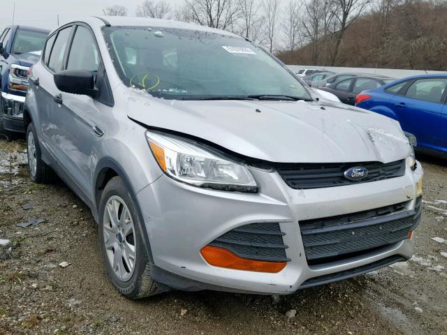 1FMCU0F72EUC82174 - 2014 FORD ESCAPE S SILVER photo 1