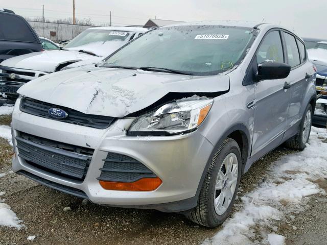 1FMCU0F72EUC82174 - 2014 FORD ESCAPE S SILVER photo 2