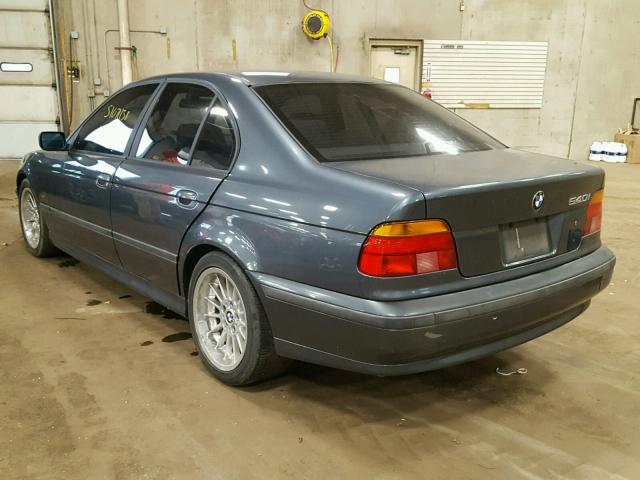 WBADN6341YGM65178 - 2000 BMW 540 I AUTO BLUE photo 3