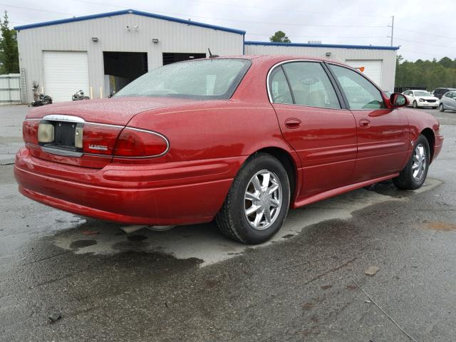 1G4HR54K85U168384 - 2005 BUICK LESABRE LI RED photo 4