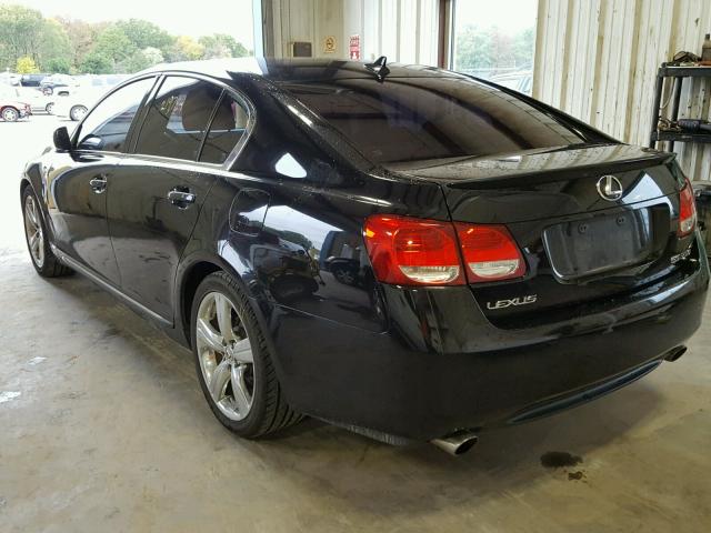 JTHBE96S770015014 - 2007 LEXUS GS 350 BLACK photo 3