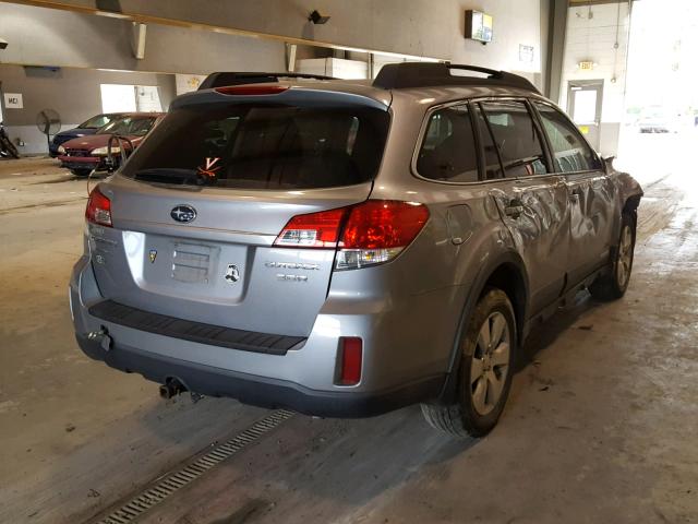 4S4BRDJC0A2370428 - 2010 SUBARU OUTBACK 3. GRAY photo 4