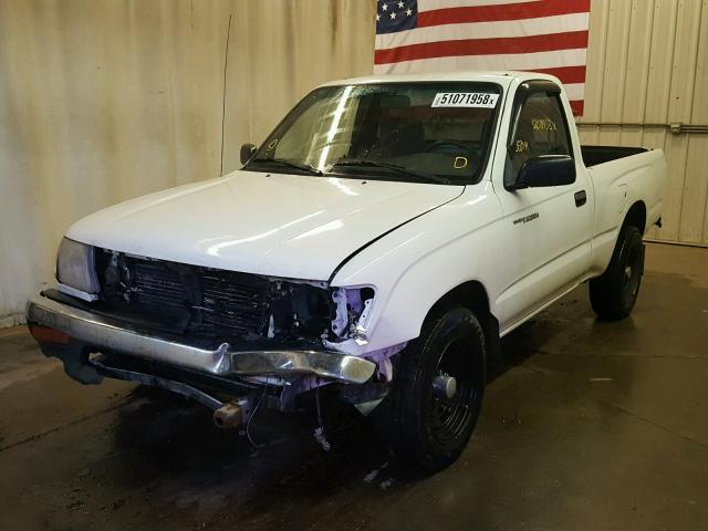 4TANL42N1WZ059832 - 1998 TOYOTA TACOMA WHITE photo 2