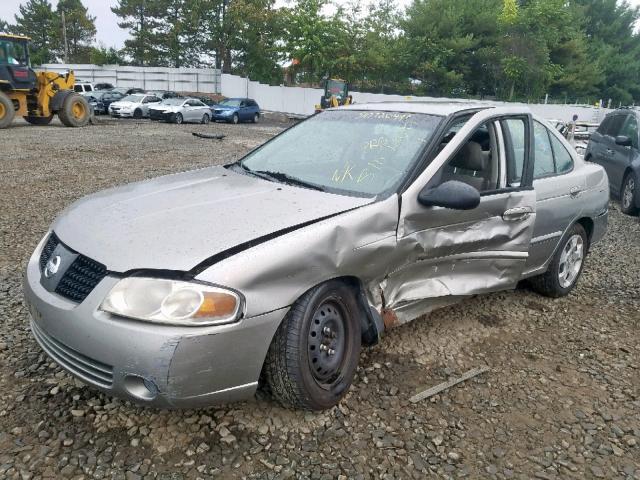 3N1CB51D04L910412 - 2004 NISSAN SENTRA 1.8 SILVER photo 2