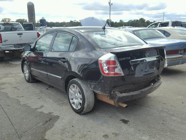 3N1AB6AP3CL660850 - 2012 NISSAN SENTRA 2.0 BLACK photo 3