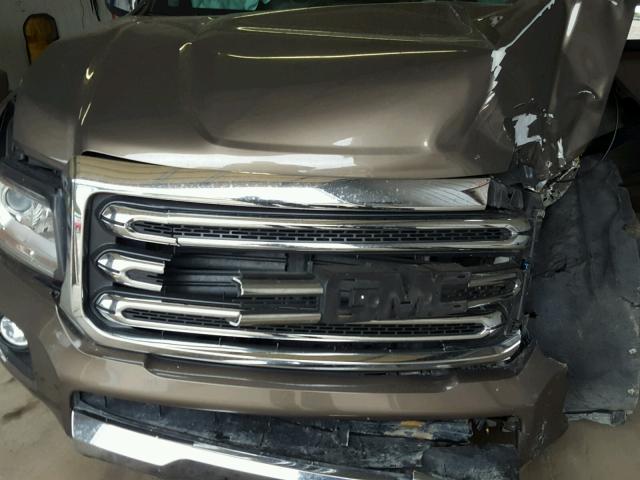 1GTG6DE34G1311913 - 2016 GMC CANYON SLT TAN photo 7