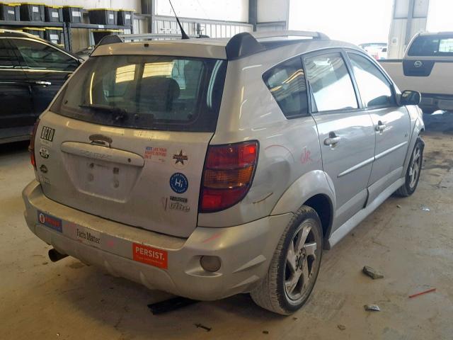 5Y2SL65826Z437522 - 2006 PONTIAC VIBE SILVER photo 4