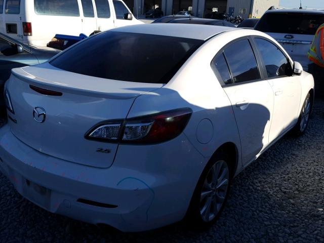 JM1BL1S5XA1231126 - 2010 MAZDA 3 S WHITE photo 4