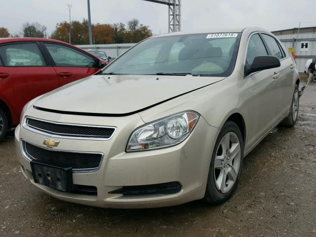1G1ZB5EB5AF310807 - 2010 CHEVROLET MALIBU LS TAN photo 2