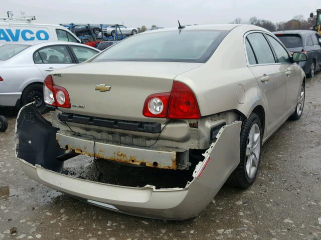 1G1ZB5EB5AF310807 - 2010 CHEVROLET MALIBU LS TAN photo 4