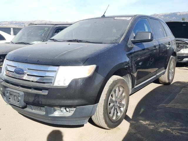 2FMDK3JC0ABB52782 - 2010 FORD EDGE SEL BLACK photo 2