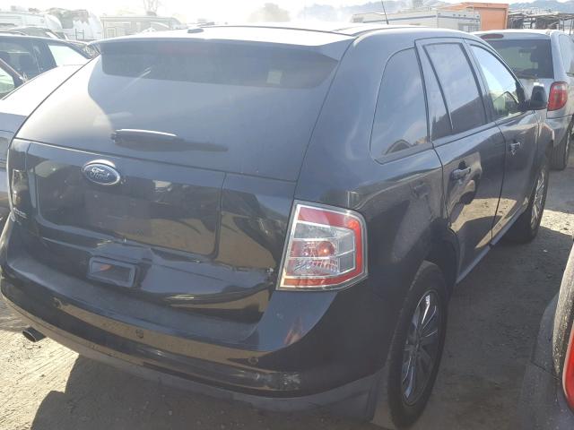 2FMDK3JC0ABB52782 - 2010 FORD EDGE SEL BLACK photo 4