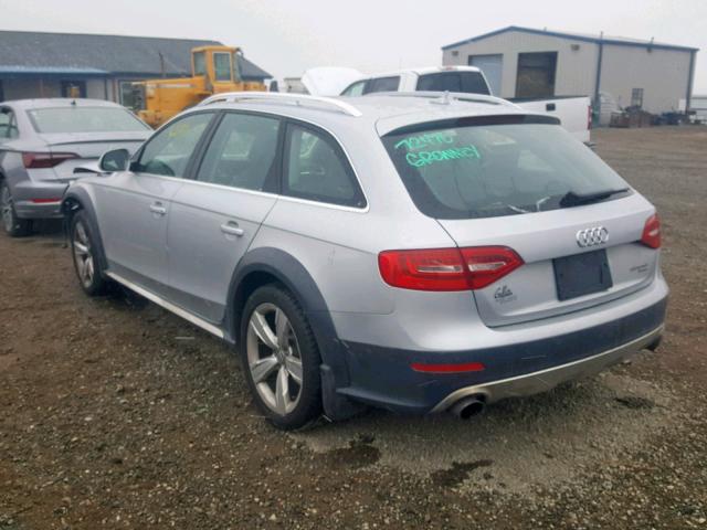 WA1UFAFL3EA008967 - 2014 AUDI A4 ALLROAD SILVER photo 3