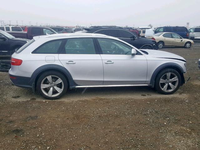 WA1UFAFL3EA008967 - 2014 AUDI A4 ALLROAD SILVER photo 9