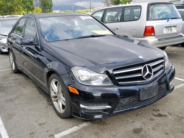 WDDGF4HB9EA903006 - 2014 MERCEDES-BENZ C 250 BLACK photo 1