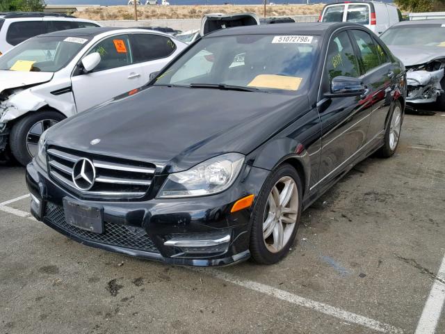 WDDGF4HB9EA903006 - 2014 MERCEDES-BENZ C 250 BLACK photo 2