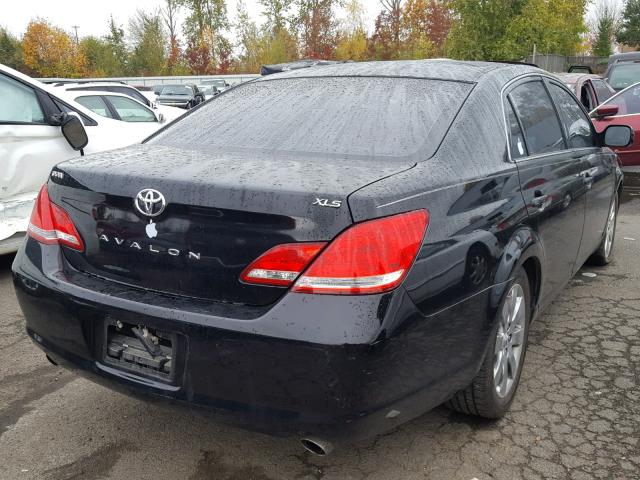 4T1BK36B07U237972 - 2007 TOYOTA AVALON XL BLACK photo 4