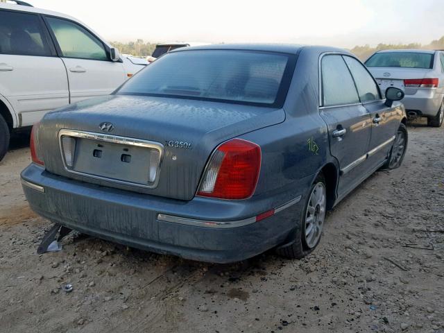 KMHFU45E55A392299 - 2005 HYUNDAI XG 350 BLUE photo 4