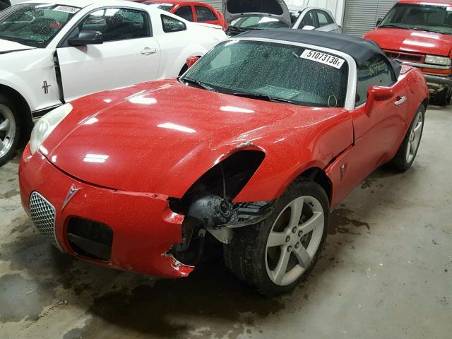 1G2MB33B96Y107895 - 2006 PONTIAC SOLSTICE RED photo 2