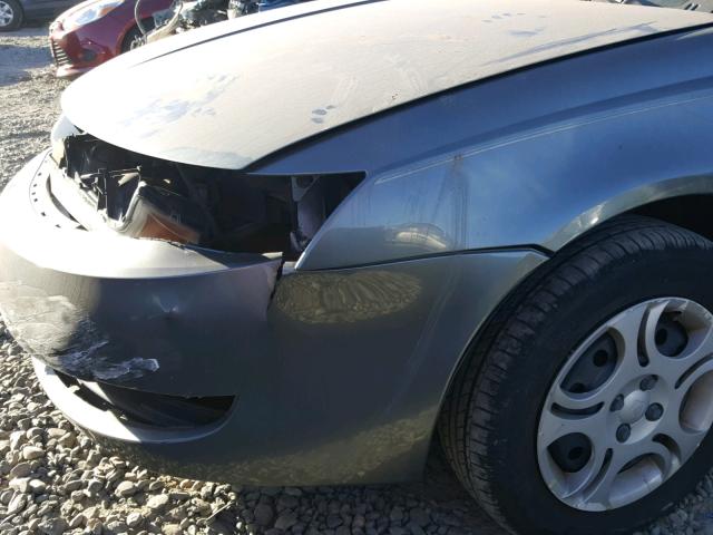 1G8AJ52F74Z201096 - 2004 SATURN ION LEVEL GRAY photo 9