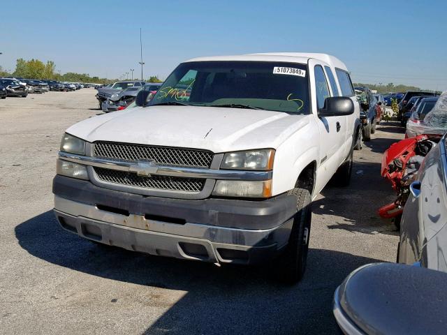 1GCHC29U83E219176 - 2003 CHEVROLET SILVERADO WHITE photo 2