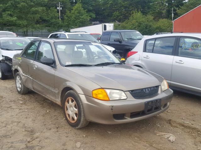 JM1BJ2220Y0201277 - 2000 MAZDA PROTEGE DX BEIGE photo 1