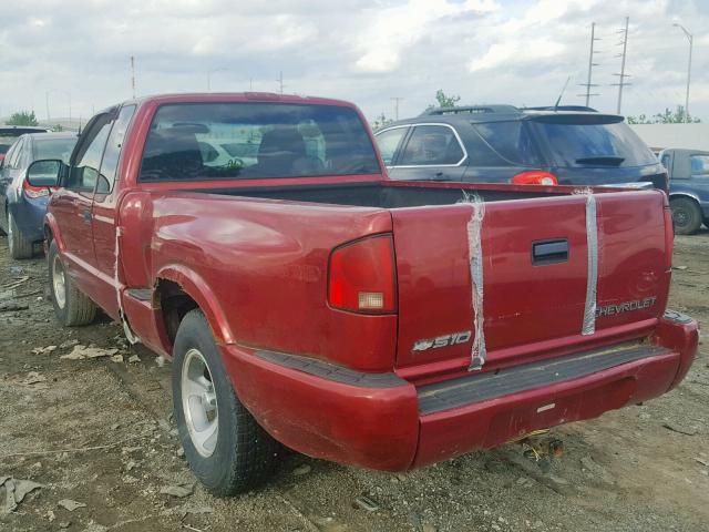 1GCCS1941W8247959 - 1998 CHEVROLET S TRUCK S1 RED photo 3