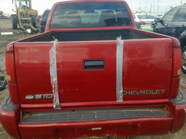 1GCCS1941W8247959 - 1998 CHEVROLET S TRUCK S1 RED photo 5