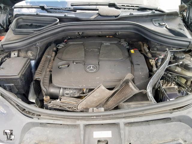 4JGDA5HB9CA026480 - 2012 MERCEDES-BENZ ML 350 4MA BLUE photo 7