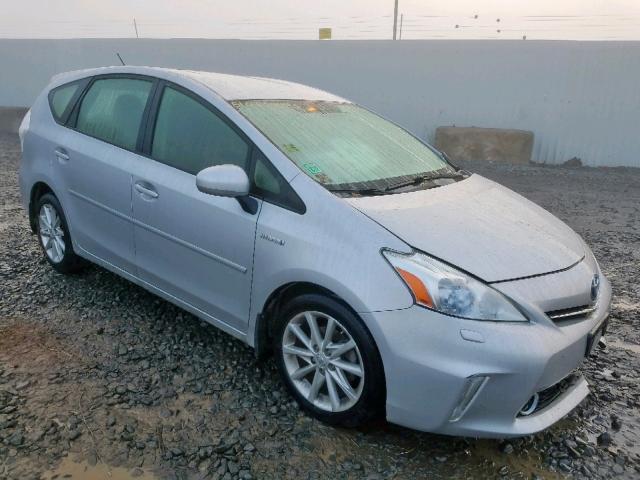 JTDZN3EU3D3268972 - 2013 TOYOTA PRIUS V SILVER photo 1