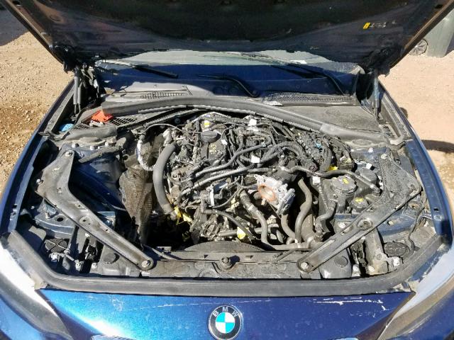 WBA2K9C58HV646980 - 2017 BMW 230I BLUE photo 7