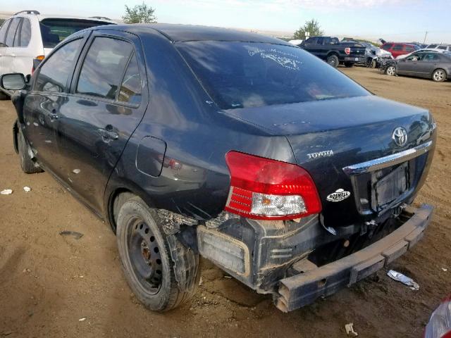 JTDBT923884027480 - 2008 TOYOTA YARIS GRAY photo 3