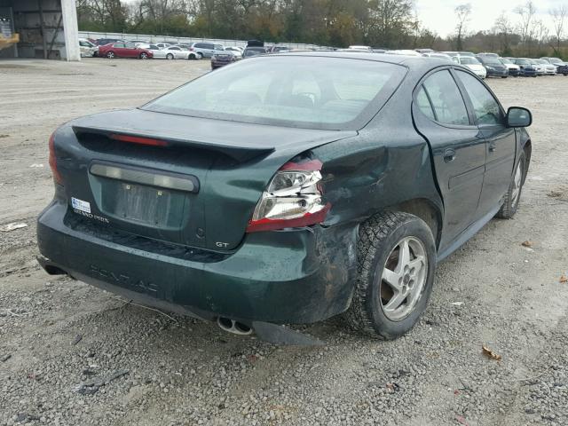 2G2WS522441132239 - 2004 PONTIAC GRAND PRIX GREEN photo 4