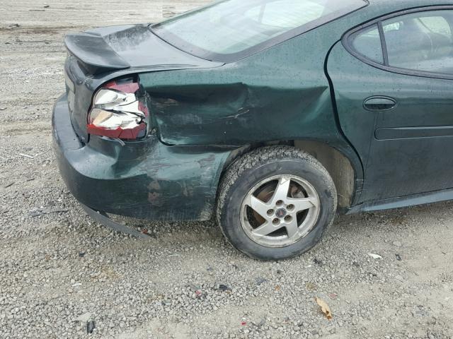 2G2WS522441132239 - 2004 PONTIAC GRAND PRIX GREEN photo 9