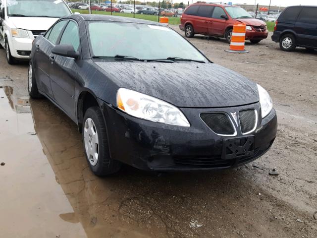 1G2ZF55B964197883 - 2006 PONTIAC G6 SE BLACK photo 1