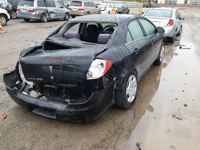 1G2ZF55B964197883 - 2006 PONTIAC G6 SE BLACK photo 4