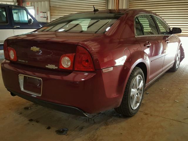 1G1ZC5E1XBF344778 - 2011 CHEVROLET MALIBU 1LT MAROON photo 4