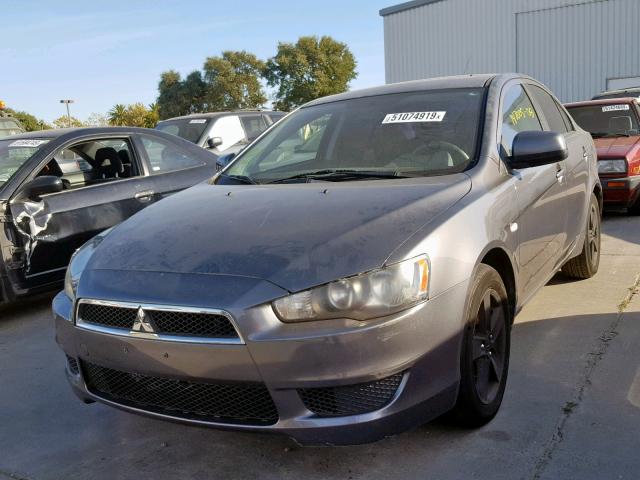 JA3AU26U48U008703 - 2008 MITSUBISHI LANCER ES GRAY photo 2