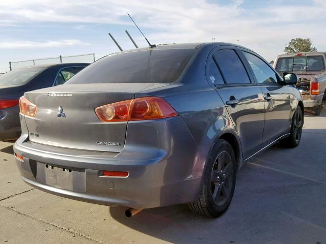 JA3AU26U48U008703 - 2008 MITSUBISHI LANCER ES GRAY photo 4