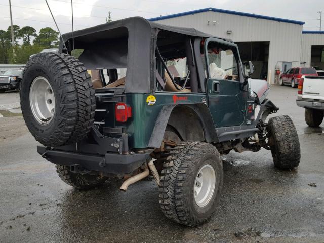 1J4FY19S5XP452678 - 1999 JEEP WRANGLER / GREEN photo 4