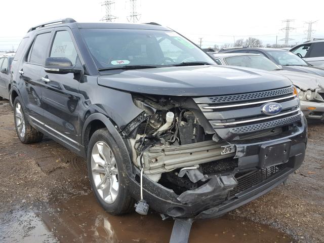 1FM5K8F83EGA97877 - 2014 FORD EXPLORER L BLACK photo 1