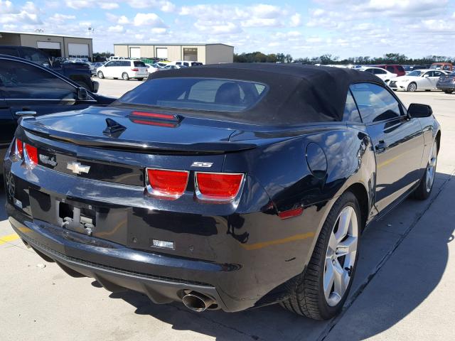 2G1FK3DJ4B9163213 - 2011 CHEVROLET CAMARO 2SS BLACK photo 4