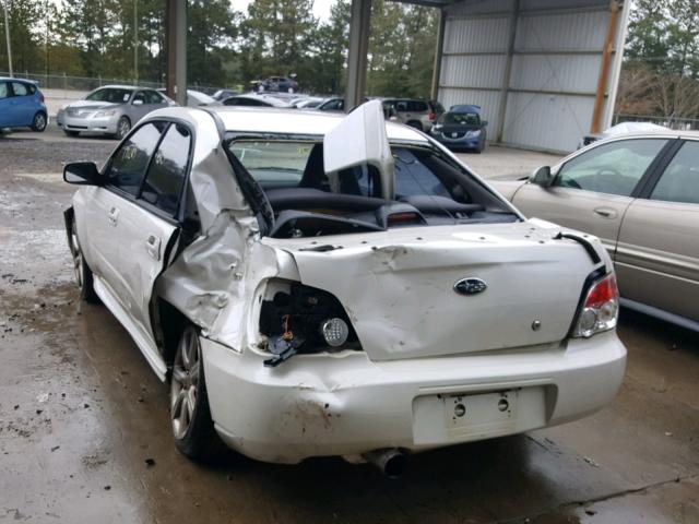 JF1GD74627G522100 - 2007 SUBARU IMPREZA WR WHITE photo 3