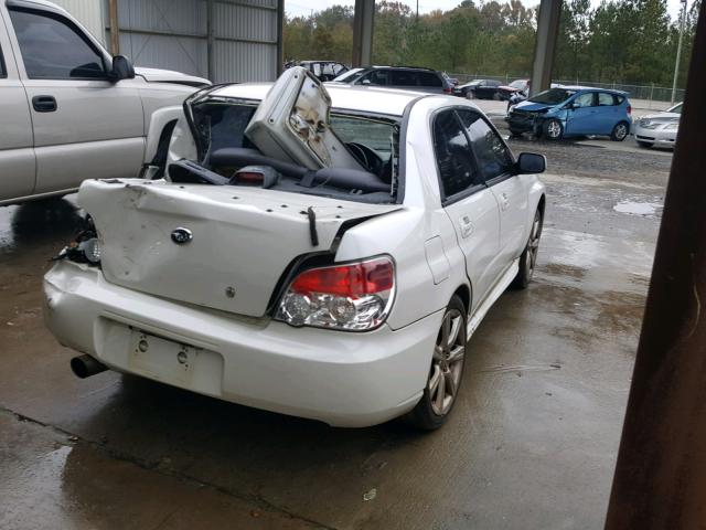 JF1GD74627G522100 - 2007 SUBARU IMPREZA WR WHITE photo 4