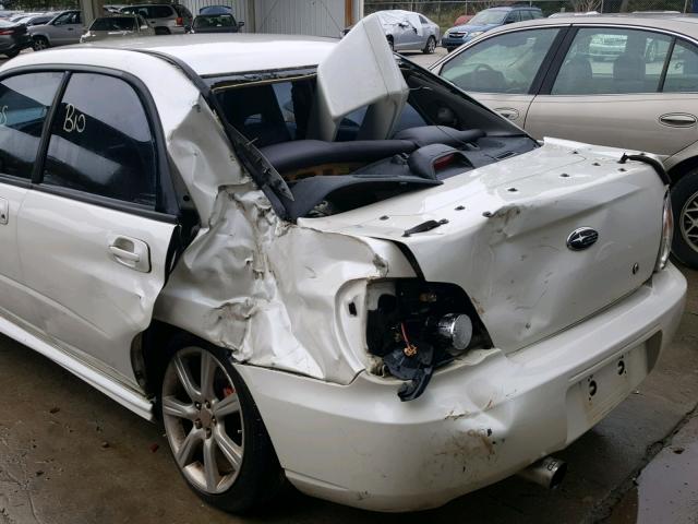 JF1GD74627G522100 - 2007 SUBARU IMPREZA WR WHITE photo 9